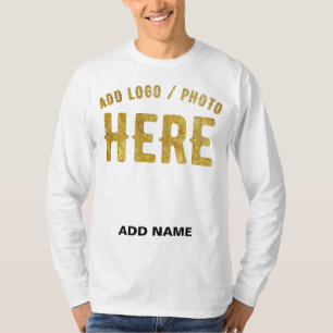 CAMISETA ESTILOSO MODERNO PERSONALIZÁVEL BRANCO VERIFICADO 