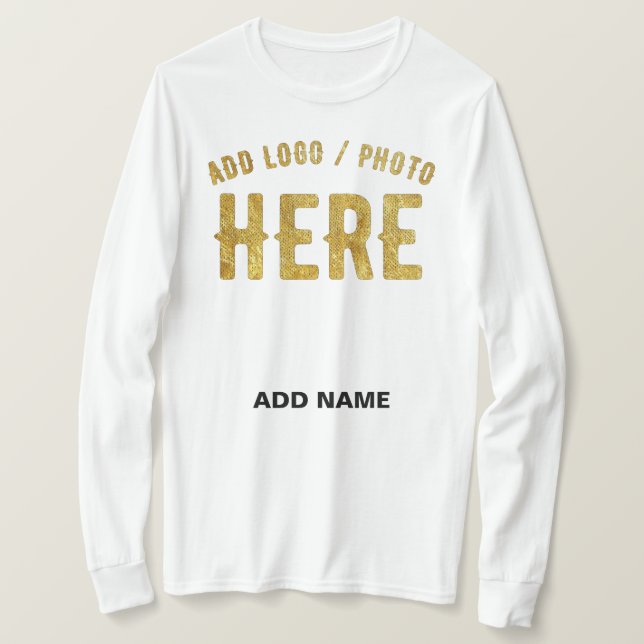 CAMISETA ESTILOSO MODERNO PERSONALIZÁVEL BRANCO VERIFICADO  (Frente do Design)