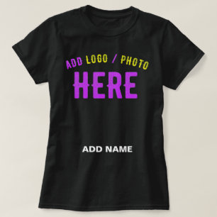 CAMISETA ESTILOSO MODERNO PERSONALIZÁVEL PRETO VERIFICADO C