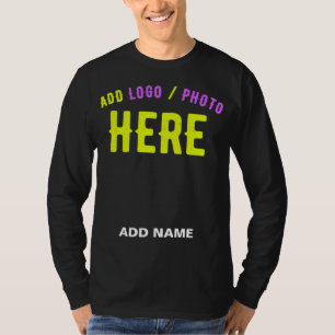 CAMISETA ESTILOSO MODERNO PERSONALIZÁVEL PRETO VERIFICADO M