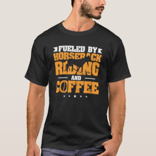 Camiseta Estimado Pelo Cavalgamento E Café Equestre
