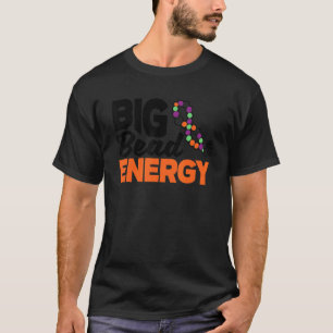 Camiseta Estimulação Gráfica De Energia Do Grande Bead Esti