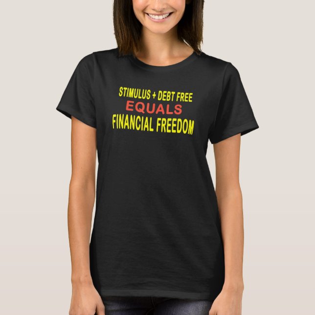 Camiseta Estímulo Hilário Sem Liberdade Financeira (Frente)