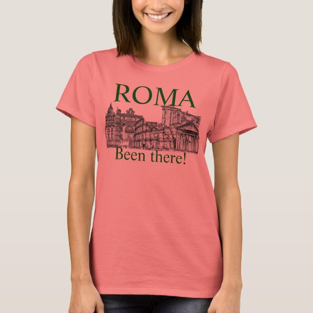 Camiseta Estive lá! t-shirt Roma (Frente)