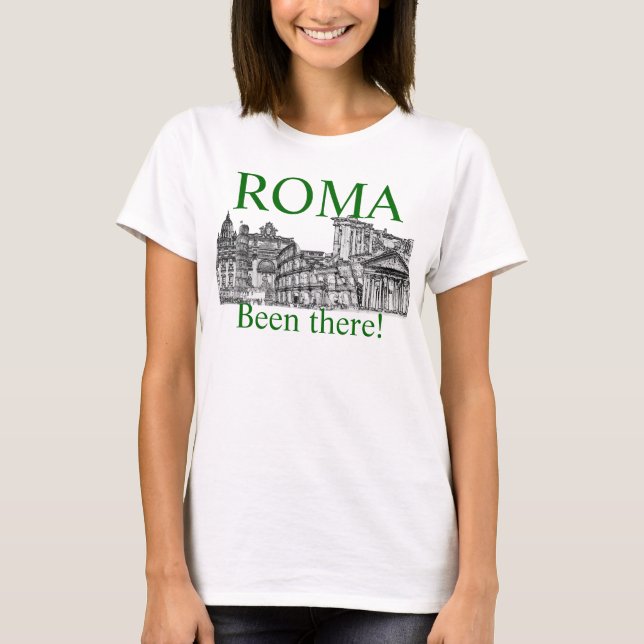 Camiseta Estive lá! t-shirt Roma (Frente)