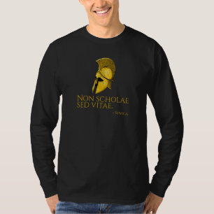 Camiseta Estoicismo Non Scholae Sed Vitae Filosofia Estói