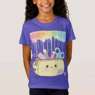 Camiseta Estojo de Lápis Kawaii Fofo