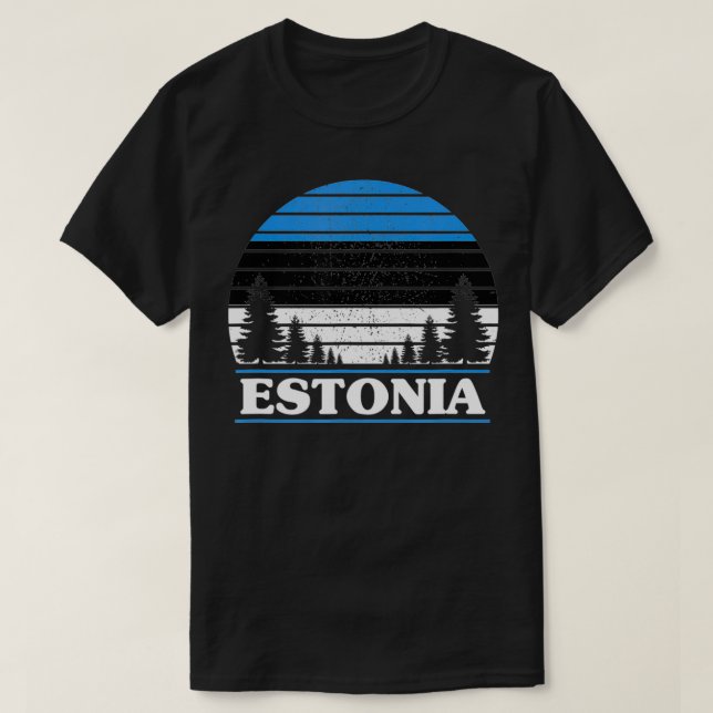 Camiseta Estônia (Frente do Design)