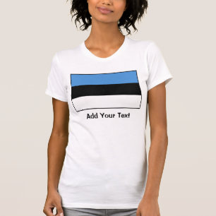 Camiseta Estónia - bandeira estónia