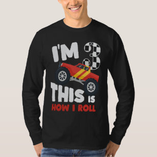 Camiseta Estou 3 É assim que eu rolo Fantasia de caminhão m