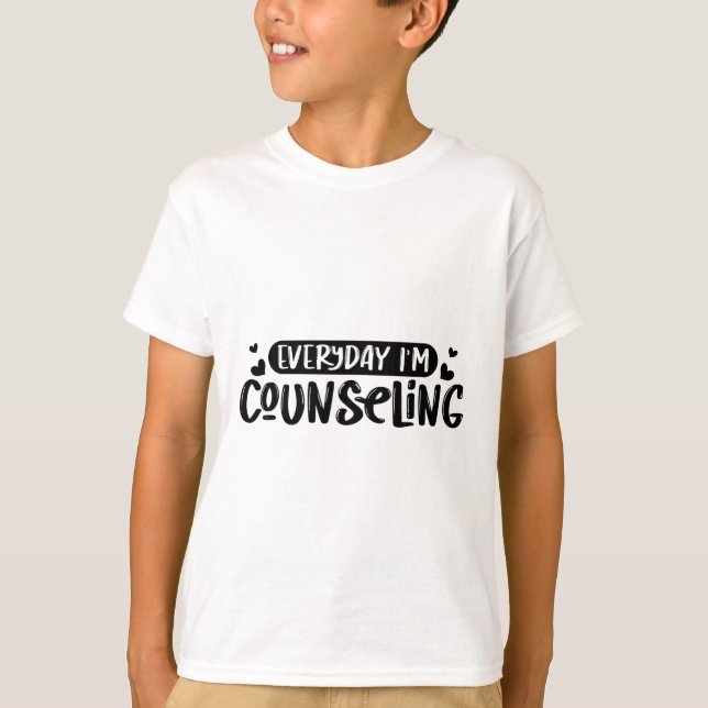 Camiseta Estou a aconselhar o Conselheiro de Saúde Mental. (Frente)