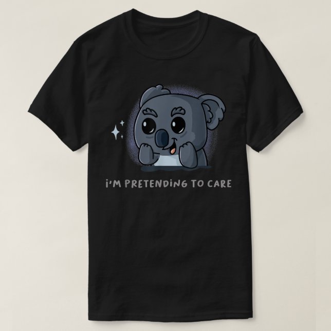 Camiseta Estou a fingir que me importo com o Nerd do Ventil (Frente do Design)
