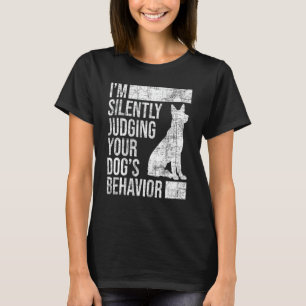 Camiseta Estou a julgar o comportamento do teu cão - animal