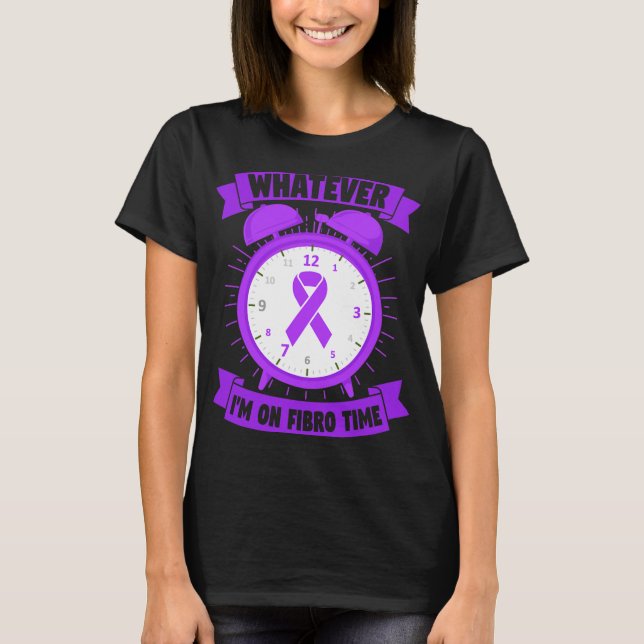 Camiseta Estou a par da Fibromialgia do Tempo Fibro (Frente)