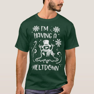 Camiseta Estou a ter um Natal de inverno engraçado.