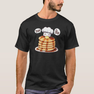 Camiseta Estou a virar excelente! - Design de Dia de Pancak