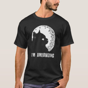 Camiseta Estou Ameowzing Gato Positividade Gatinho Cota Pos