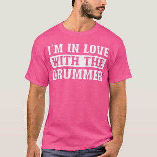 Camiseta Estou Apaixonado Pelo Drummer Music Drums Accessor