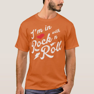 Camiseta Estou apaixonado por Rock and Roll