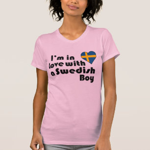 Camiseta Estou apaixonado por um sueco