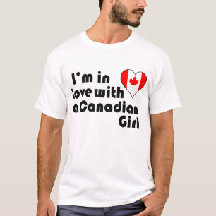 Camiseta Estou apaixonado por uma canadense