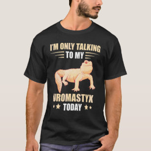 Camiseta Estou Apenas Falando Uromastyx Agamid Lagarto Pet 