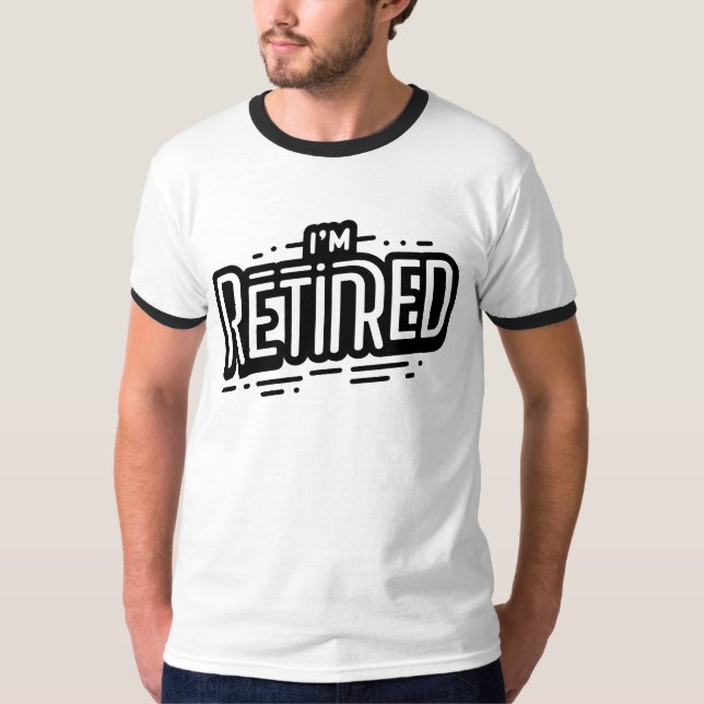 CAMISETA ESTOU APOSENTADO (Frente)