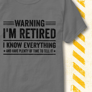 Camiseta Estou Aposentado Citação Divertida de Aposentadori