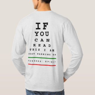 Camiseta Estou Aquecendo O Gráfico De Olhos - LS Esporte-Te