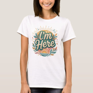 Camiseta 'Estou Aqui'