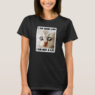 Camiseta Estou aqui ao vivo. Não sou um Filtro de Advogado