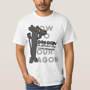Camiseta Estou Aqui Apenas Para Acariciar Seu Dragão – Drag
