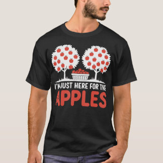 Camiseta Estou Aqui Apenas Para O Festival de Colheita de M