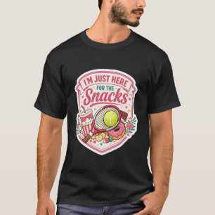Camiseta Estou Aqui Apenas Para Os Lanches Dia de Jogo do F