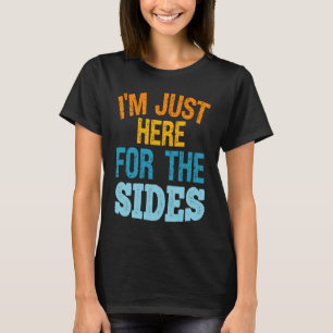 Camiseta Estou Aqui Apenas Para Os Legumes Vegetarianos V