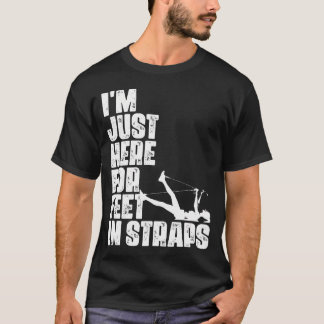 Camiseta ESTOU AQUI APENAS PÉs EM TIRAS Fitness Pilates E