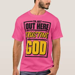 Camiseta Estou Aqui Confiando Em Deus, Christian Jesus Bel