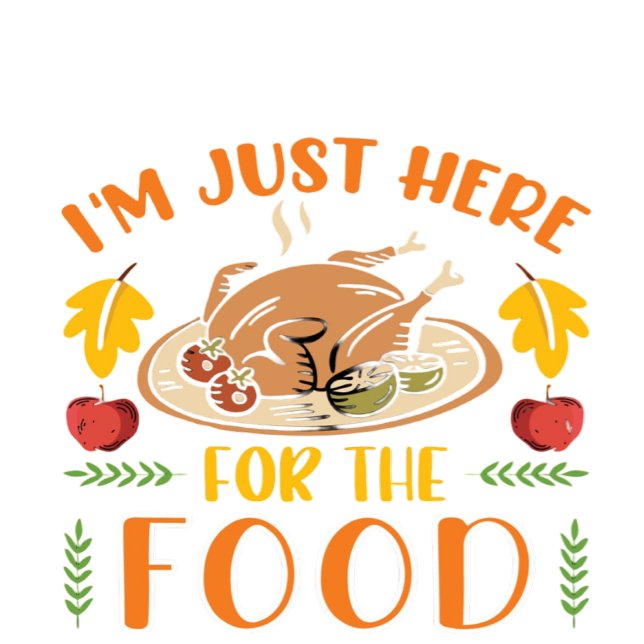 Camiseta estou aqui para a comida (Food lovers)