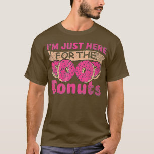 Camiseta Estou aqui para a Comida de Lixo Engraçado das Ro