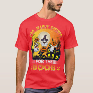 Camiseta Estou Aqui Para A Festa De Boos Fantasmas Do Hallo