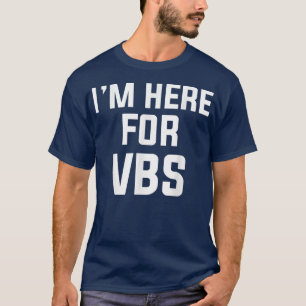 Camiseta Estou aqui para a igreja de Jesus da Bíblia de Vbs