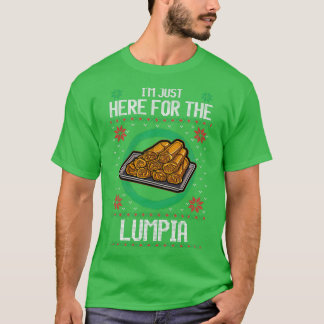 Camiseta Estou aqui para a Lumpia