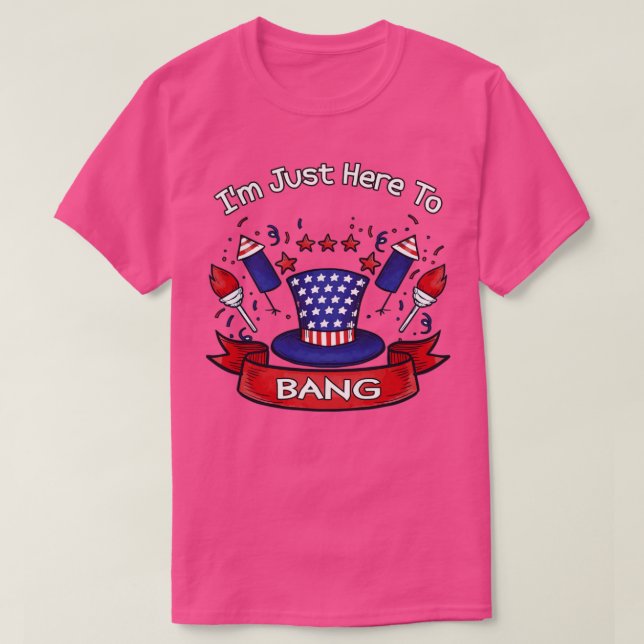 Camiseta Estou Aqui Para Bang (Frente do Design)