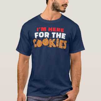 Camiseta Estou Aqui Para Cookies Engraçados Cookies De Nata