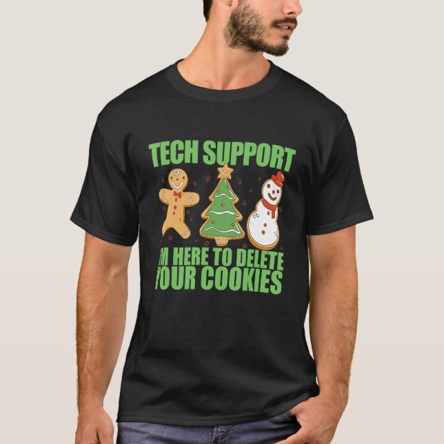Camiseta ESTOU AQUI PARA EXCLUIR SEU Cod de desenvolvedores (Frente)