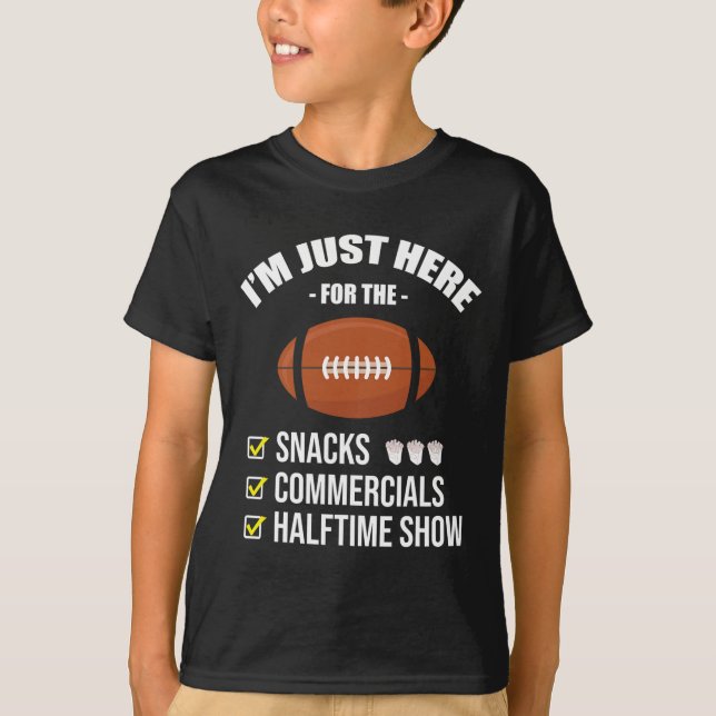 Camiseta Estou Aqui Para Lanches Comerciais Show Do Interva (Frente)