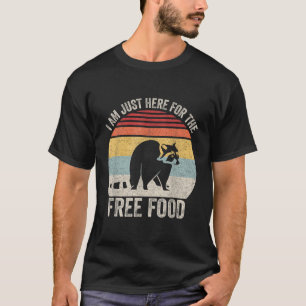 Camiseta Estou Aqui Para O Banheiro De Lixo Da Comida Livre