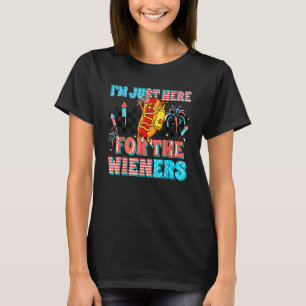 Camiseta Estou aqui para o Cachorro Quente 4 de