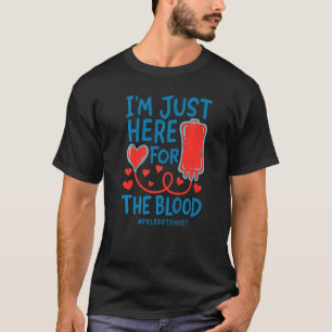 Camiseta Estou aqui para o Desenhar da enfermeira de sangue
