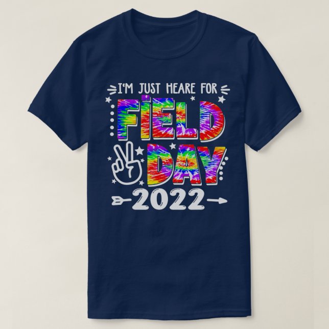 Camiseta Estou aqui para o dia de campo 2022. (Frente do Design)